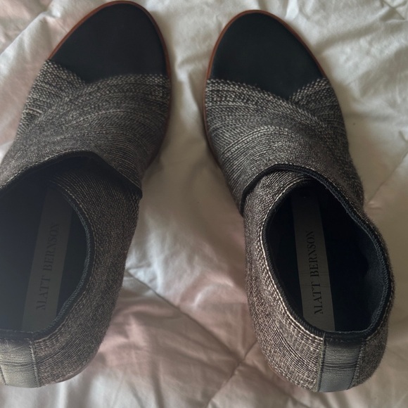 Matt Bernson Black and Gray Ankle Booties - Picture 7 of 8